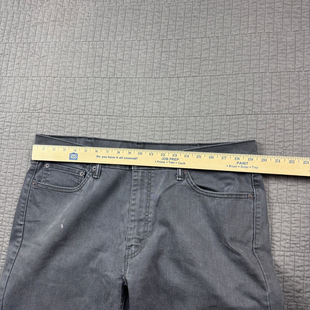 Levis 541 Athletic Taper Grey Jeans Mens 38x30 (38x29) Stretch Denim Pants - Picture 10 of 13